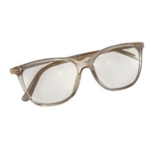 Michael Kors MK4067U Santa Clara Clear Champagne Gold Womens Eyeglasses 53mm